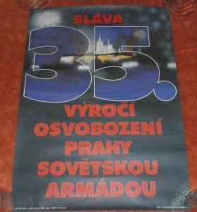 35.výročí osvobození Prahy Sovětskou armádou