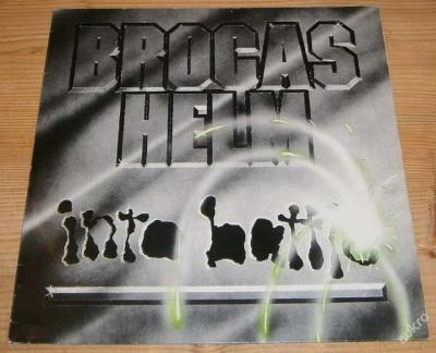 LP - Brocas Helm - Into Battle / Steamhammer 1984
