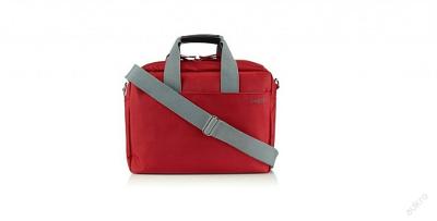 Väčšie unisex cestovná taška Bugatti Jason s mnohými vreckami, červená..