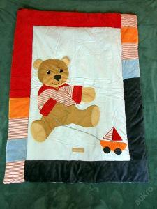 Luxusni tepla detska hraci deka Sterntaler medvidek