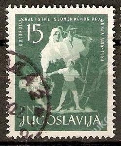 Jugoslávie - razít.,Mi.č.733  /R564/