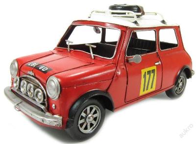 1:12 plechový Mini Cooper 1960 Rally Monte Carlo