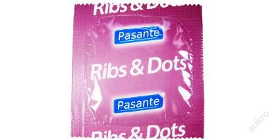 Pasante kondómy Ribs & Dots majú vrúbky _ 1ks