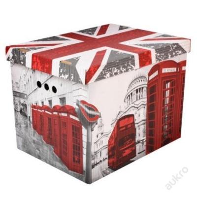 Dekorativní krabice Londýn XL úložný box __ (0001)