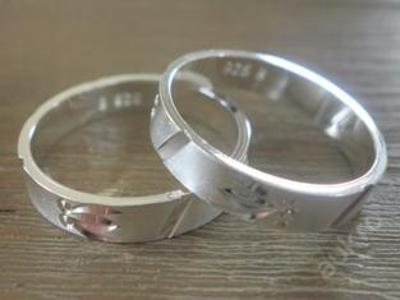 Prsten stříbrný prstýnek stříbro 18-19,5mm R-294