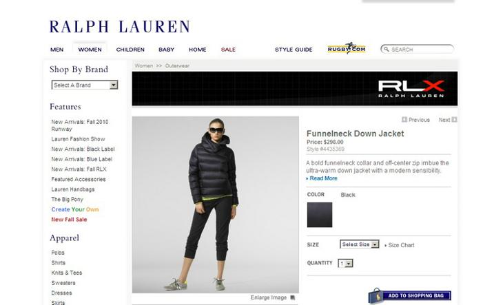Nová originál zimní bunda RLX Ralph Lauren - XL