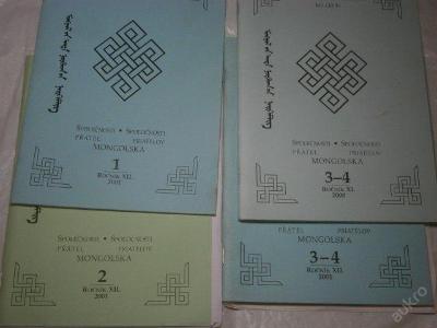 4x bulletin přátel Mongolska / Mongolsko