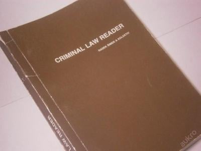 Criminal Law Reader /R.Šimek a kol./