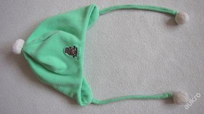 Dětská fleecová čepice POIVRE BLANC zelená 51-2 cm