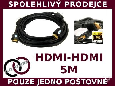 KABEL HDMI - HDMI 5M GOLD v1.3b