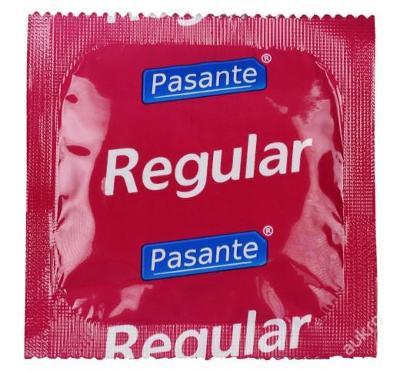 Pasante kondómy REGULAR zakončený rezervoárom _1ks