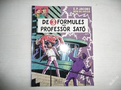 Holandský komiks DE 3 FORMULES VAN PROFESSOR SATÓ