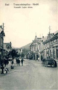 Trenčianske Teplice - Trenčín , obchody,koně