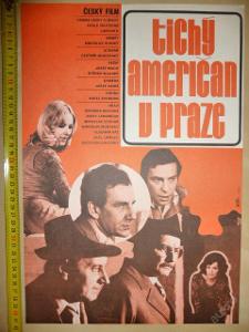 Filmový plakát - TICHÝ AMERIČAN V PRAZE - II.verze
