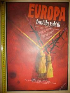 Filmový plakát - EVROPA TANČILA VALČÍK - 1989