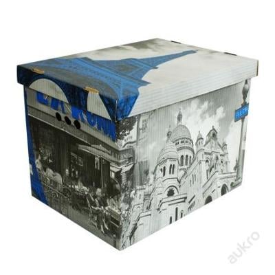 Dekorativní krabice PARIS XL _ úložný box _ (2894)