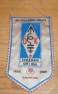 Vlaječka - 30 let radioklubu - Svazarm OK1KHL
