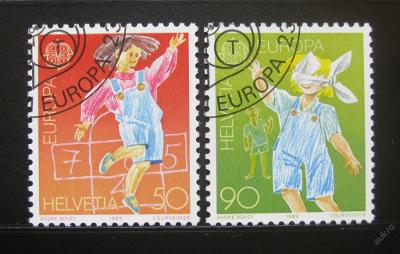 Švýcarsko 1989 Dětské hry SC# 834-35 0217