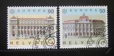 Švýcarsko 1990 Pošty Europa SC# 861-62 0217