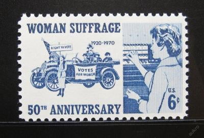 USA 1970 Volební právo pro ženy SC# 1406 0277