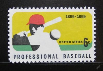 USA 1969 Profesionální basebal SC# 1381 0277