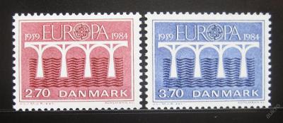 Dánsko 1984 Europa CEPT SC# 755-56 0778