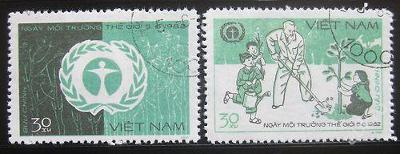 Vietnam 1982 Den životního prostř SC# 1218-19 0594