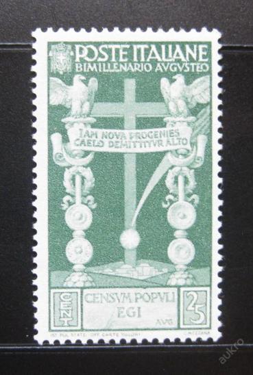 Itálie 1937 Římský kříž SC# 380 200Kc 0560 - Známky