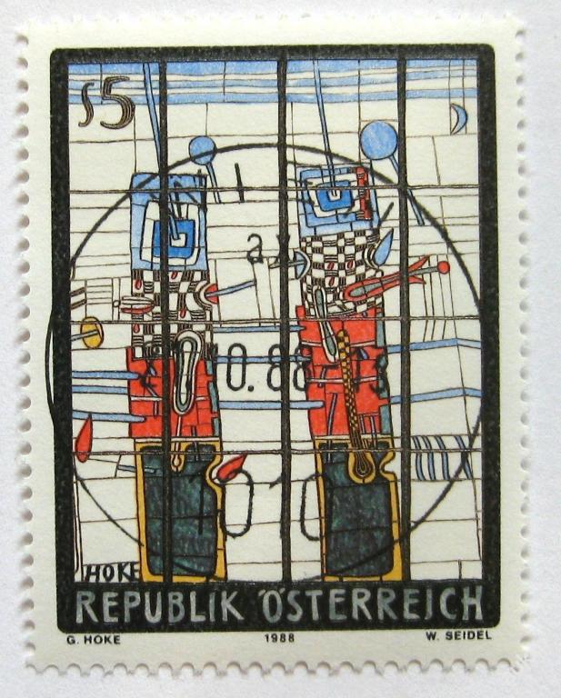 Rakúsko 1988 Strážcovia, G. Hoke SC# 1443 0197 - Známky Európa