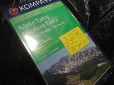 Nízké Tatry - mapy + průvodce Kompass