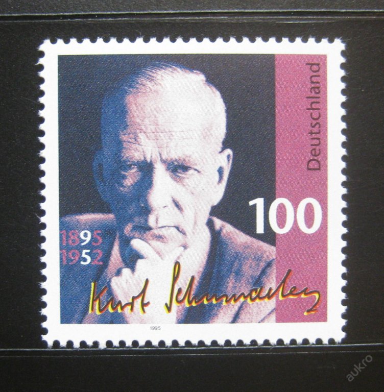 Německo 1995 Kurt Schumacher Mi# 1824 0257 - Známky Německo