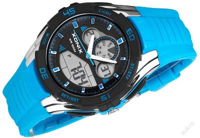 Sportovní hodinky XONIX, chrono, alarm, vodotěsné