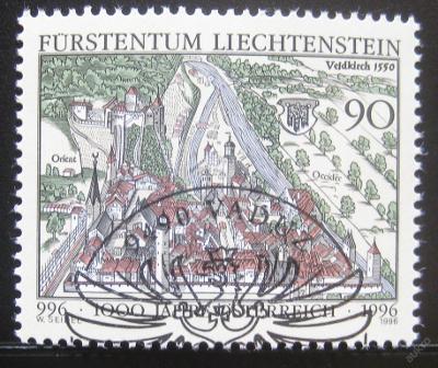 Lichtenštejnsko 1996 Rakousko milén. Mi# 1137 0440