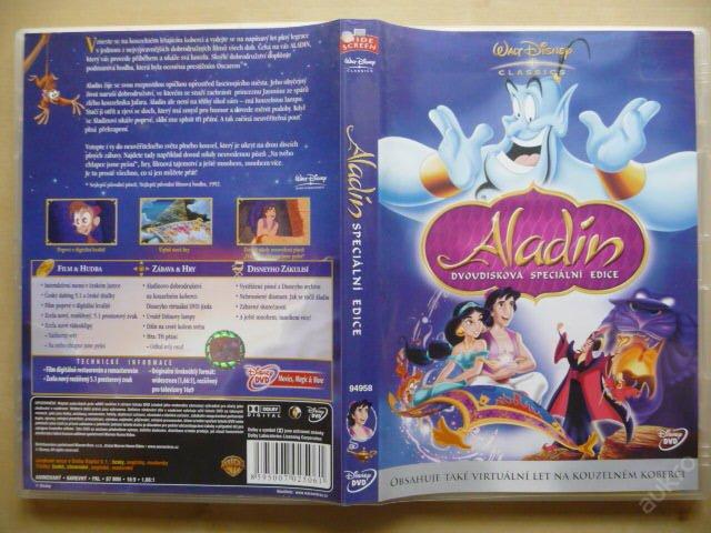 ALADIN - Walt Disney USA 1992 - DVOUDISKOVÁ EDICE - Film