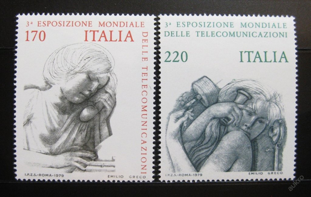 Taliansko 1979 Výstava telekomunikácie Mi# 1668-9 0901 - Známky