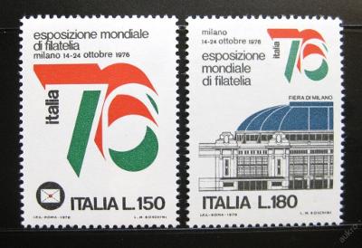 Itálie 1976 ITALIA výstava Mi# 1524-25 0904