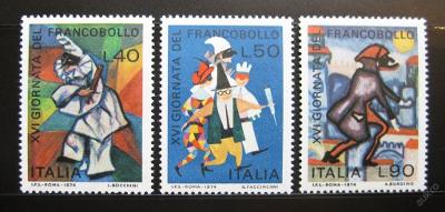 Itálie 1974 Tanečníci Mi# 1473-75 0907