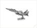 NANO 3D puzzle F15 Eagle najlepší darček *10 - Deti