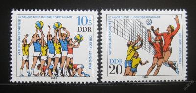 DDR 1983 Volejbal Mi# 2814-15 0502