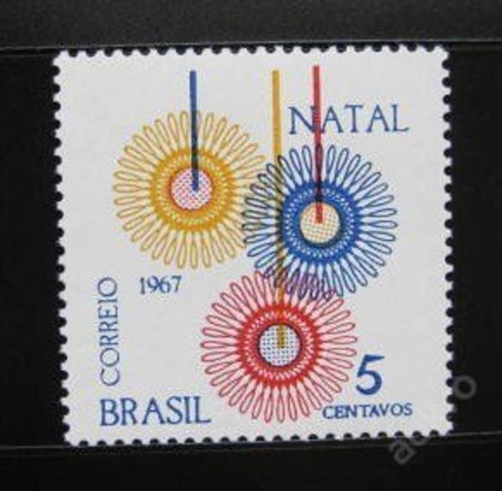 Brazília 1967 Vianočné ozdoby Mi# 1158 1011 - Známky