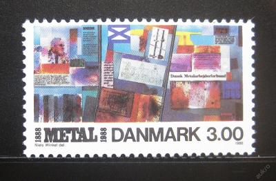 Dánsko 1988 Unie kovodělníků Mi# 926 0779