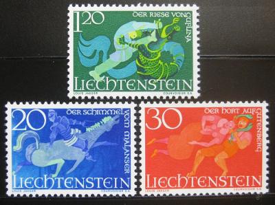 Lichtenštejnsko 1967 Příběhy Mi# 475-77 3€ 0056