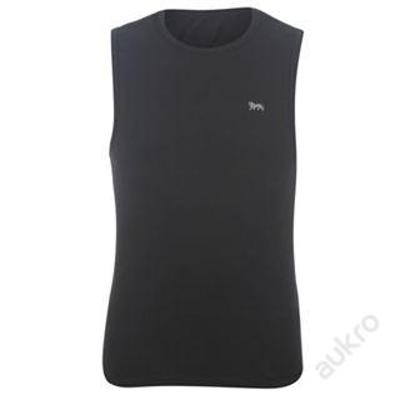 Černé přiléhavé tričko Lonsdale bez rukávů, velikost XL