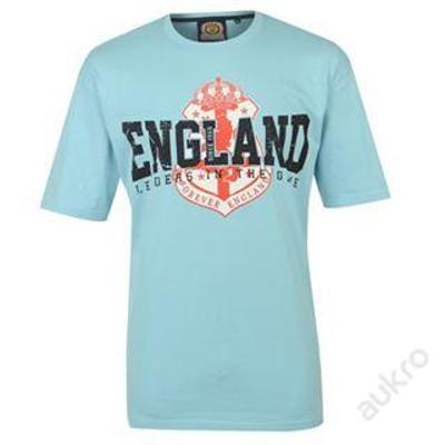 Pánské světle modré tričko ENGLAND, velikost L