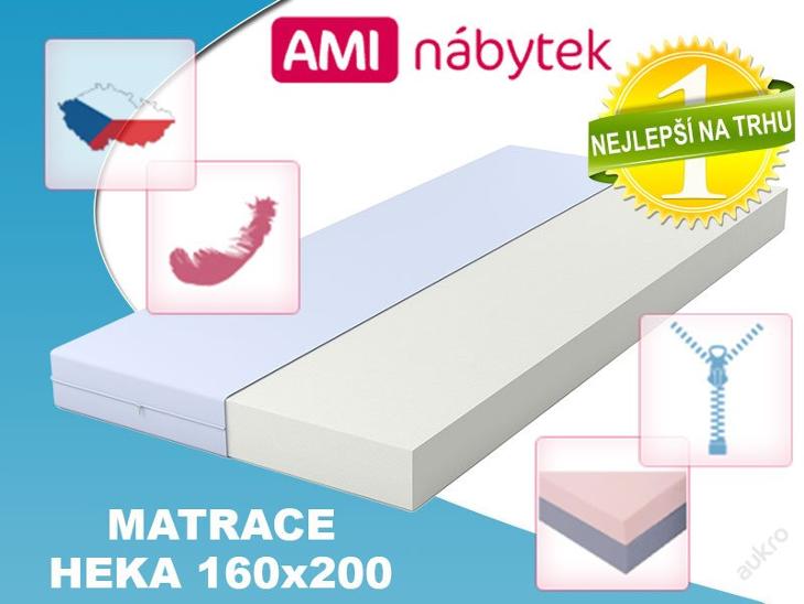 Pěnová matrace HEKA 160x200 SKVĚLÁ CENA! - Ložnice
