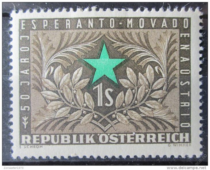 Rakousko 1954 Hnutí Esperanto Mi# 1005 1044 - Známky Evropa