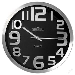 Luxusní nástěnné hodiny CHERMOND, kovové pouzdro