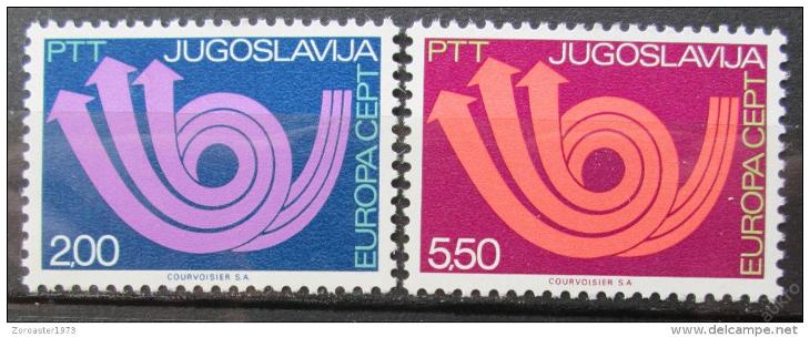 Jugoslávie 1973 Evropa CEPT Mi# 1507-08 1102