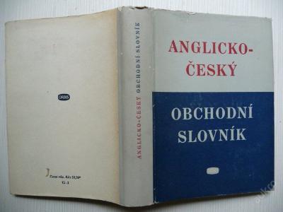 ANGLICKO - ČESKÝ OBCHODNÍ SLOVNÍK - Orbis 1955