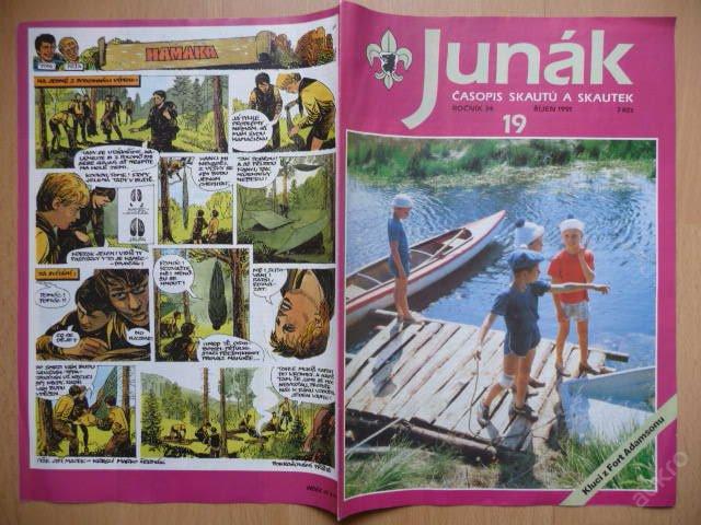 Časopis - JUNÁK - číslo 19 z října roku 1991 - Sběratelství